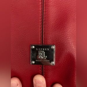 Genuine leather Ralph Lauren Tote / shoulder